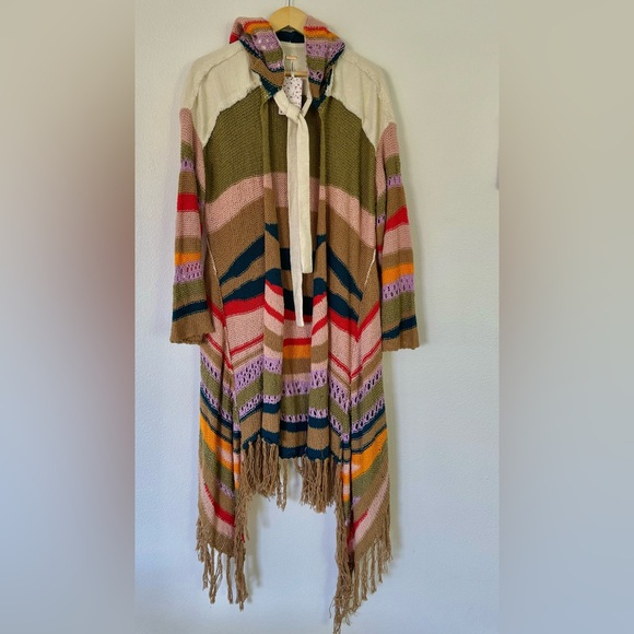 FREE PEOPLE BEACH PARTY CARDIGAN SMALL - Picture 4 of 13